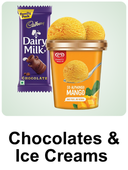 chocolates & ice creams